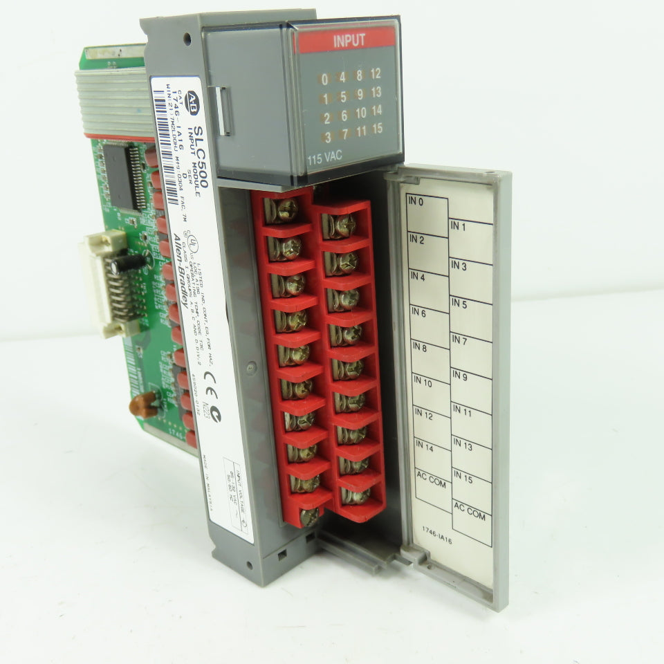 Allen Bradley 1746-IA16 Ser D SLC 500 Input Module (Clean)