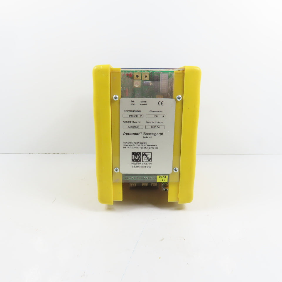 Hilger u. Kern 32330000 Frenstat Bremsgerat Brake Unit 440-500V 100A