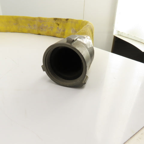 Action NH 246612 3" x 50' L Yellow Backwash / Fire Hose Service Test 400PSI NFPA
