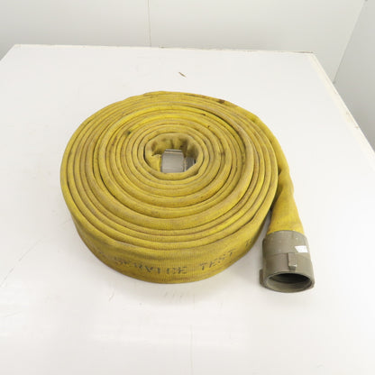 Action NH 246612 3" x 50' L Yellow Backwash / Fire Hose Service Test 400PSI NFPA
