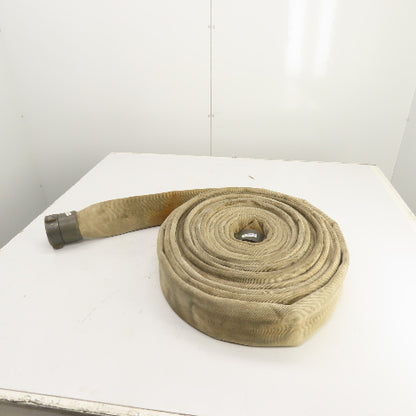 Action NH 246612 3" x 50' L White Backwash / Fire Hose Service Test 400PSI NFPA