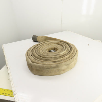 Action NH 246612 3" x 50' L White Backwash / Fire Hose Service Test 400PSI NFPA