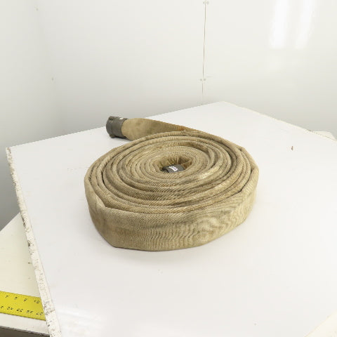 Action NH 246612 3" x 50' L White Backwash / Fire Hose Service Test 400PSI NFPA