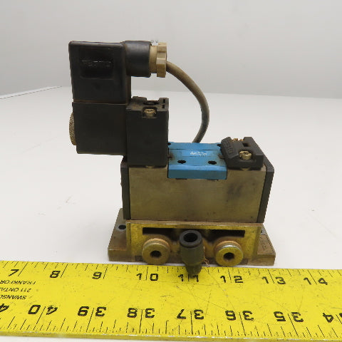 Festo MFH-5/2-D-1-C 5/2 Position Pneumatic Solenoid Valve 24VDC 42VAC Coil