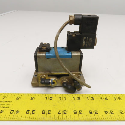 Festo MFH-5/2-D-1-C 5/2 Position Pneumatic Solenoid Valve 24VDC 42VAC Coil