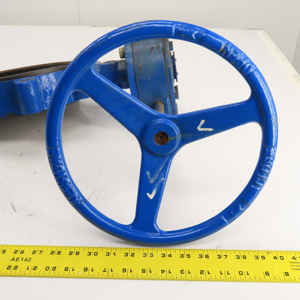 Keystone 8" Manual Gate Valve W/ 30:1 Handwheel 8 Bolt (Needs New Seal)