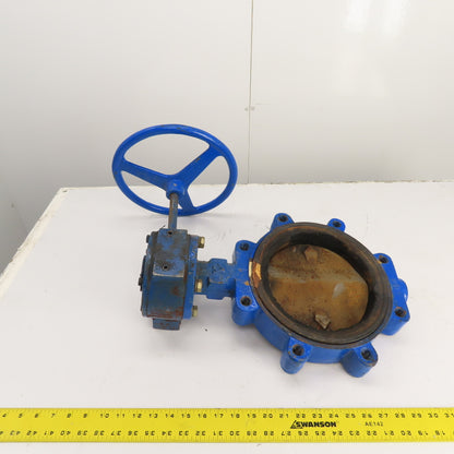 Keystone 8" Manual Gate Valve W/ 30:1 Handwheel 8 Bolt (Needs New Seal)