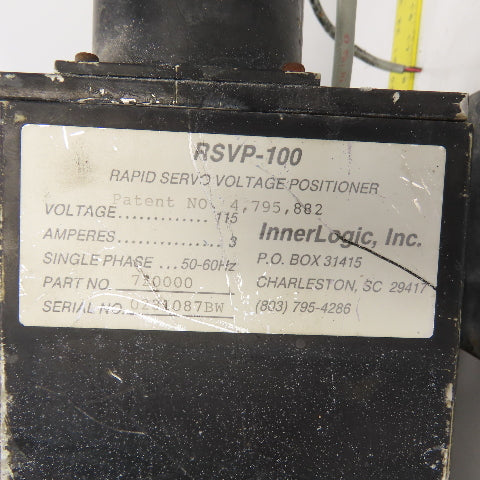 InnerLogic RSVP-100 Rapid Servo Voltage Positioner 115V 1PH