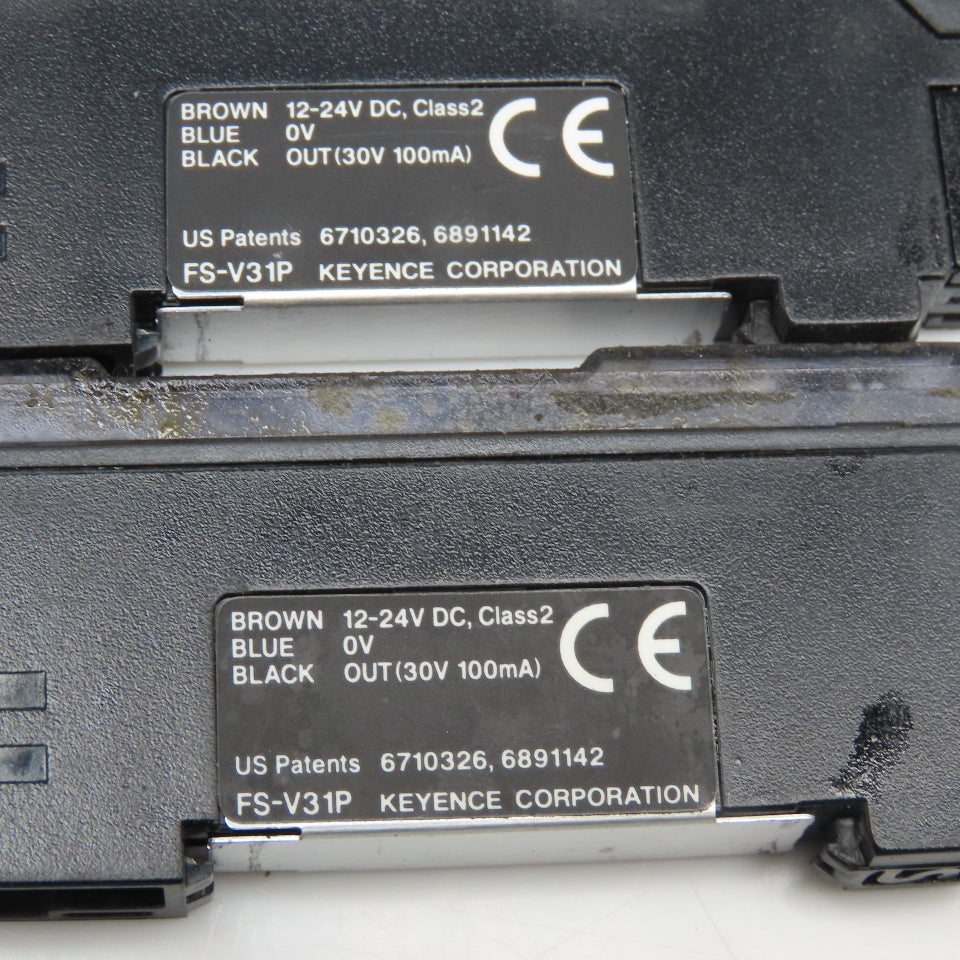 Keyence FS-V31P Fiber Optic Amplifier 12-24VDC 5" Leads Lot Of 2