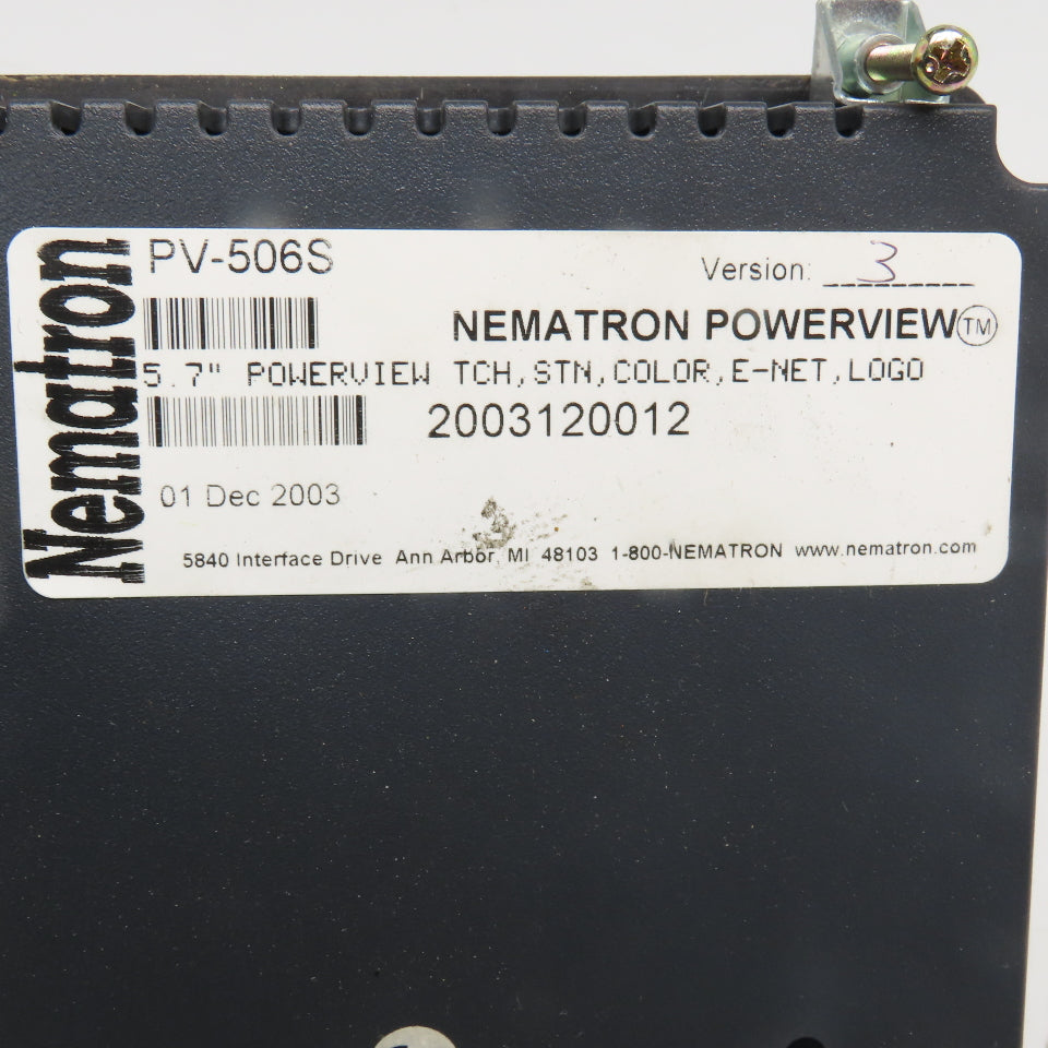 Nematron PV-506S 5.7" Powerview Color Powerview Panel