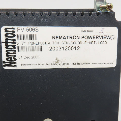 Nematron PV-506S 5.7" Powerview Color Powerview Panel