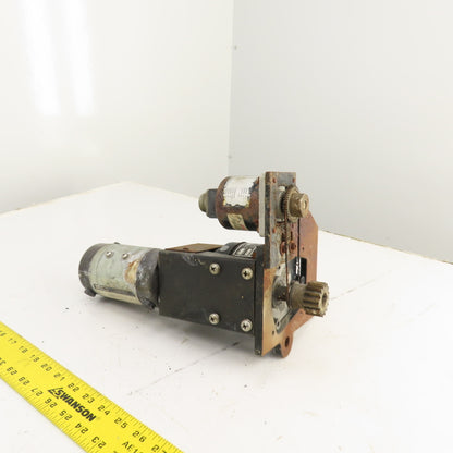 Bison 1980471H05 33.9:1 Inline Gear Reducer & Motor, Encoder 12.4VDC 38.3RPM