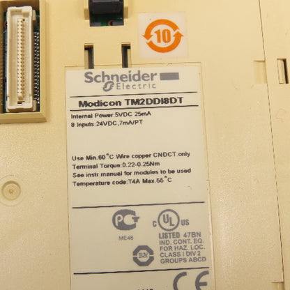 Schneider TM2DDI8DT Modicon 24VDC 8 Pt Output Module