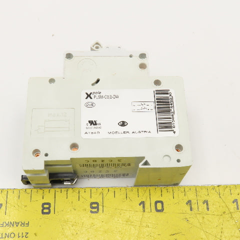 Moeller PLSM-C3/2 Xpole 3 Amp 2 Pole Circuit Breaker 400V