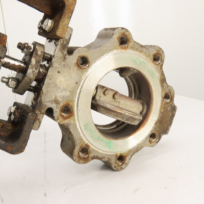 Jamesbury 4-815L-11-3600TT 6" Butterfly Valve & Pneumatic Actuator W/ Positioner