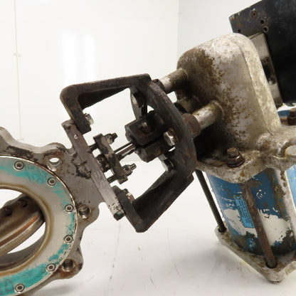Jamesbury 4-815L-11-3600TT 6" Butterfly Valve & Pneumatic Actuator W/ Positioner