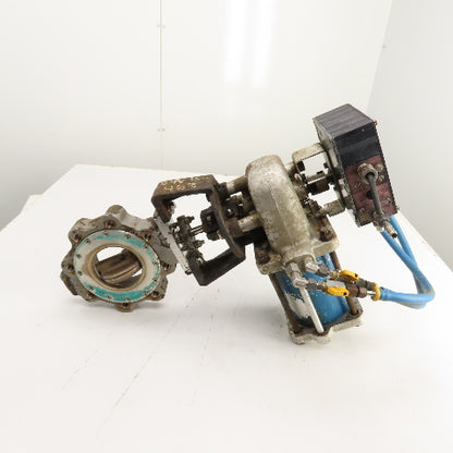 Jamesbury 4-815L-11-3600TT 6" Butterfly Valve & Pneumatic Actuator W/ Positioner