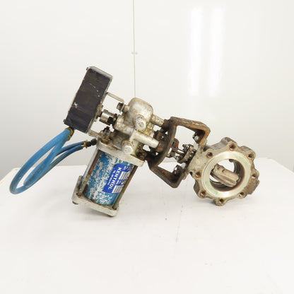 Jamesbury 4-815L-11-3600TT 6" Butterfly Valve & Pneumatic Actuator W/ Positioner