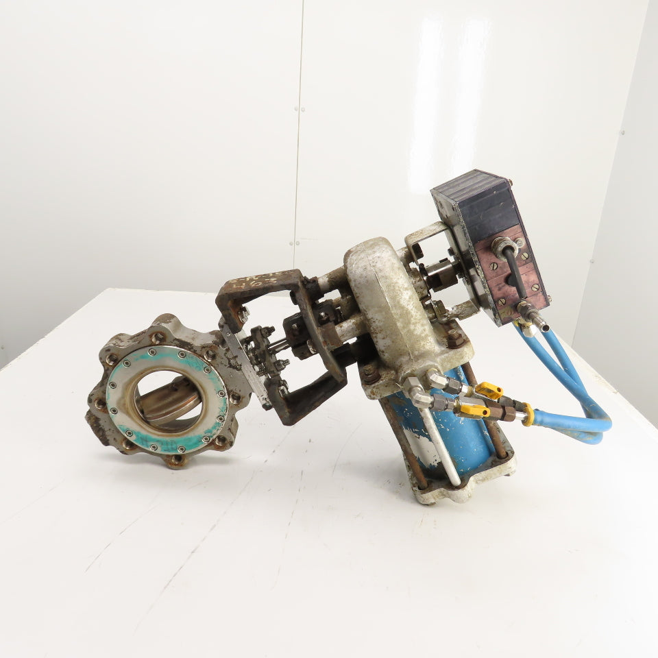 Jamesbury 4-815L-11-3600TT 6" Butterfly Valve & Pneumatic Actuator W/ Positioner
