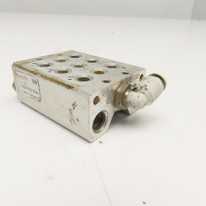 Rexroth 1 825 503 894 3 Valve Aluminum Block Manifold