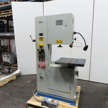 Acra KV-50 20" Throat Vertical Bandsaw 3Ph 220V 11-1/2" Cutting Height