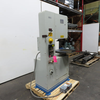 Acra KV-50 20" Throat Vertical Bandsaw 3Ph 220V 11-1/2" Cutting Height