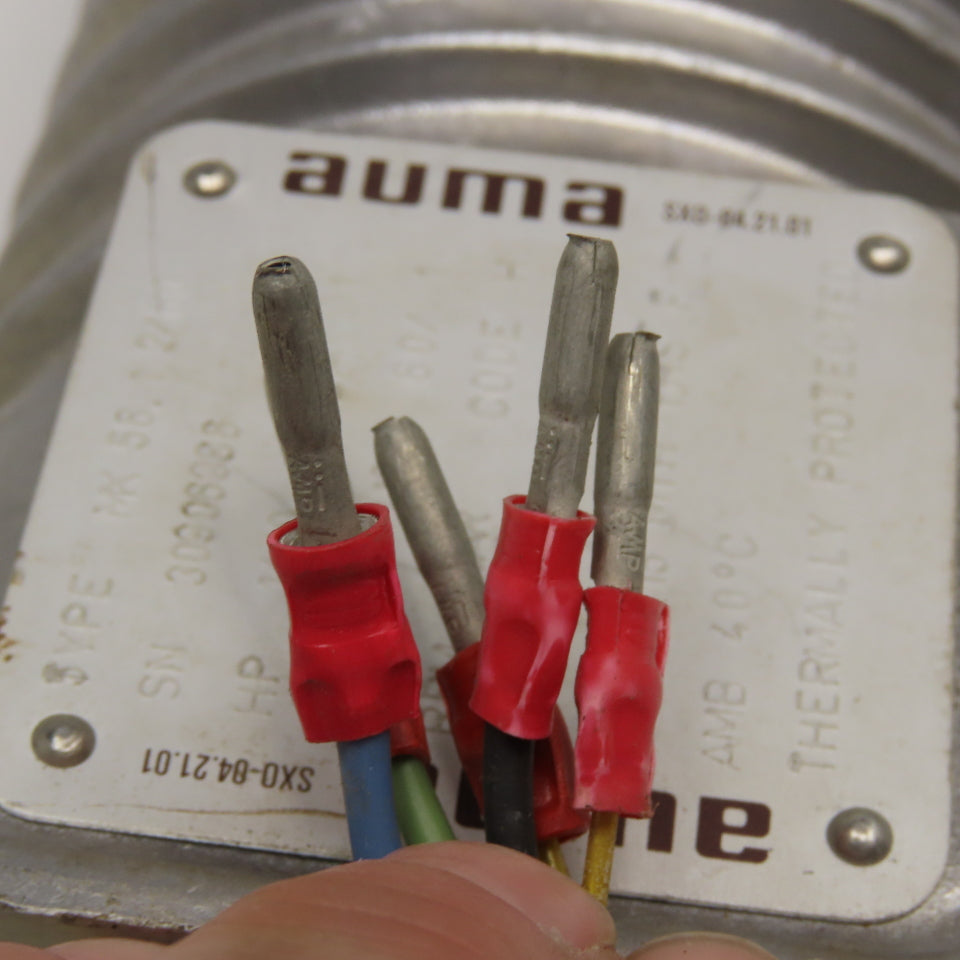 Auma MK 56.12/60 1/10Hp 115V 1Ph Actuator Motor