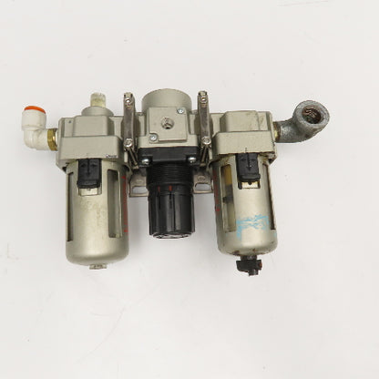 SMC AF30-N03-Z 3/8" NPT Compressed Air Filter Regulator Lubricator FRL 125PSI