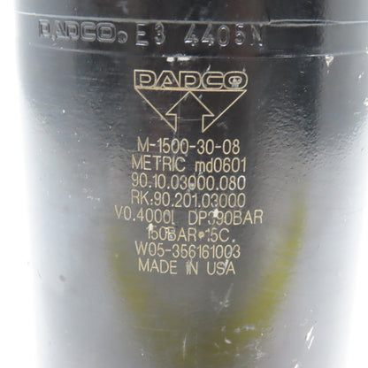 Dadco M-1500-30-08 Metric Nitrogen Gas Spring 95mm x 200mm Tall
