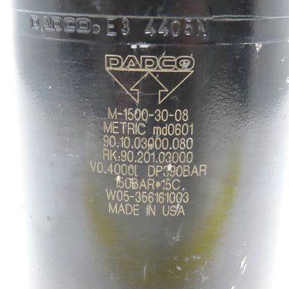 Dadco M-1500-30-08 Metric Nitrogen Gas Spring 95mm x 200mm Tall