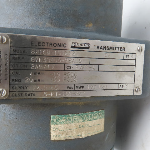 Foxboro 821GM-IS1NM2 12.5-65VDC Electronic Transmitter D0135ND Assembly