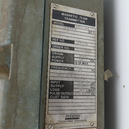 Foxboro CS-E/FN-A Magnetic Flow Transmitter 120VAC