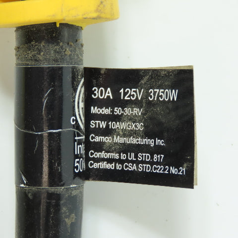 Intertek Camco 5012408 50-30-RV 125V 50A Male x 30A Female Adapter RV Camper