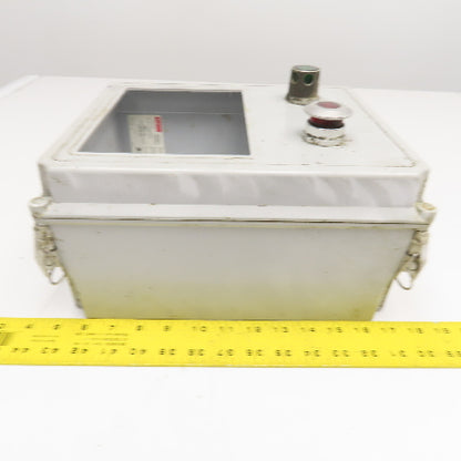 Hoffman A12106CHQRFG 12" x 10" x 6" Plastic Electrical Enclosure W/ Backplate