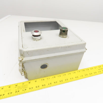 Hoffman A12106CHQRFG 12" x 10" x 6" Plastic Electrical Enclosure W/ Backplate