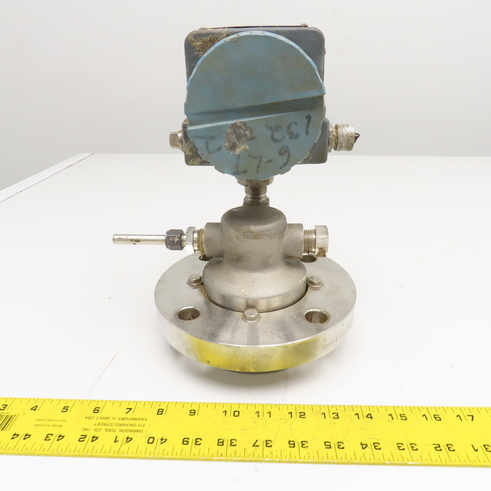 Foxboro 827DF-IS1SMSA1 3" Flange Stainless Steel Pressure Transmitter 12.5-65VDC