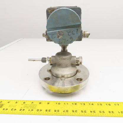 Foxboro 827DF-IS1SMSA1 3" Flange Stainless Steel Pressure Transmitter 12.5-65VDC