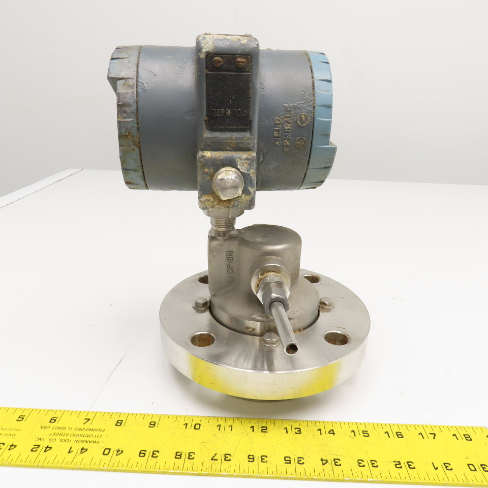 Foxboro 827DF-IS1SMSA1 3" Flange Stainless Steel Pressure Transmitter 12.5-65VDC