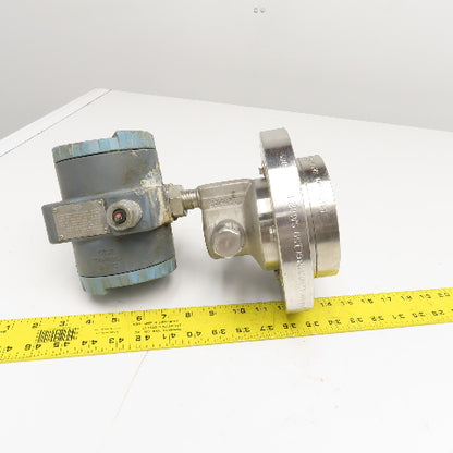 Foxboro 827DF-IS1SMSA1 3" Flange Stainless Steel Pressure Transmitter 12.5-65VDC