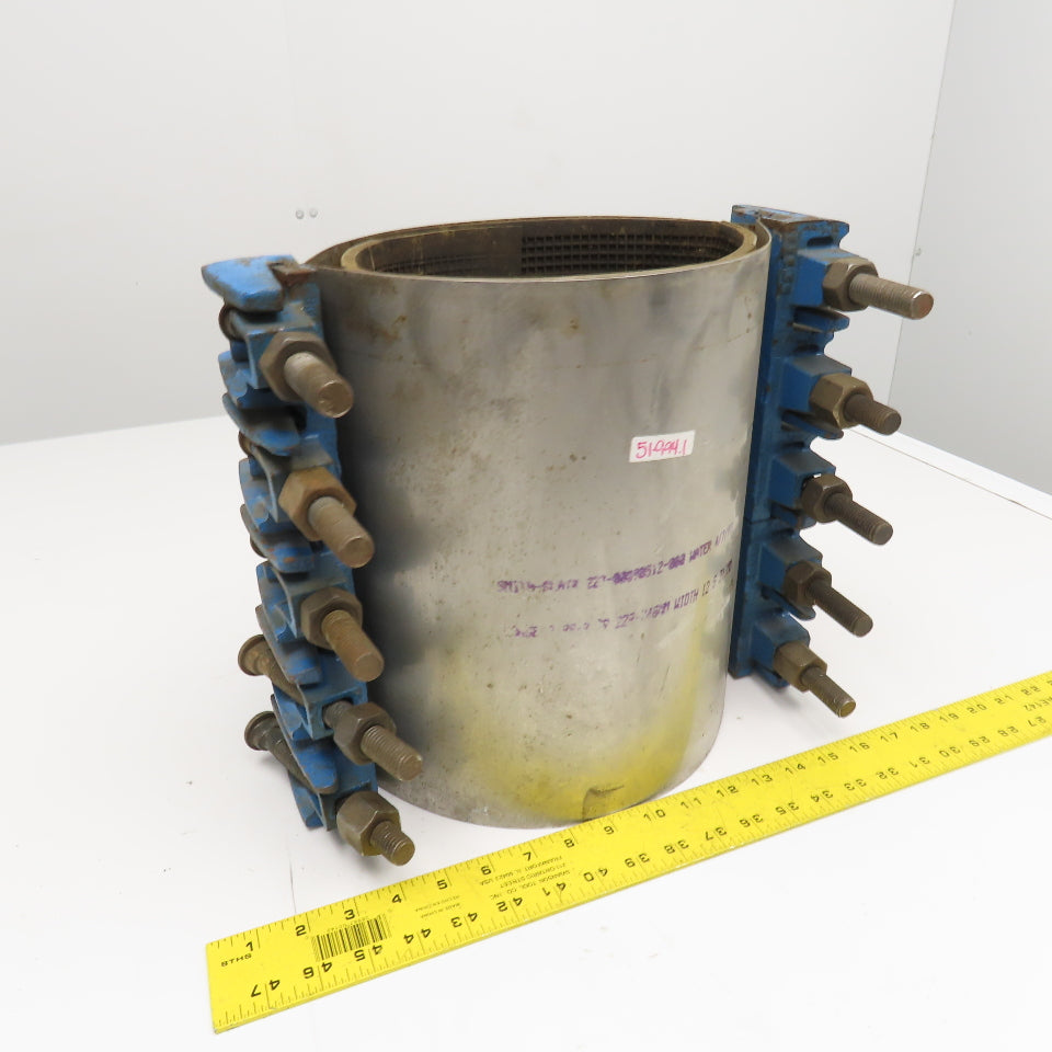 Smith Blair No. 227 8" x 12.5" W Water Line Double Band Repair Coupling