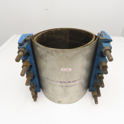 Smith Blair No. 227 8" x 12.5" W Water Line Double Band Repair Coupling