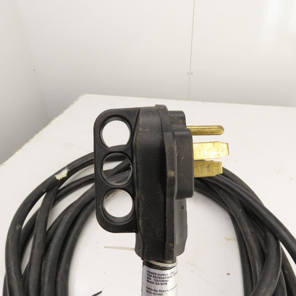 Epicord ED-507R 50 Amp 125V Power Supply Cordset Recreational Vehicle 35' Long
