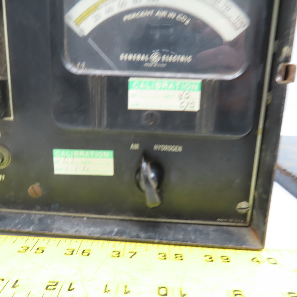 General Electric 117D837G3 Vintage Co2 Gas Analyzer 115V 40Hz