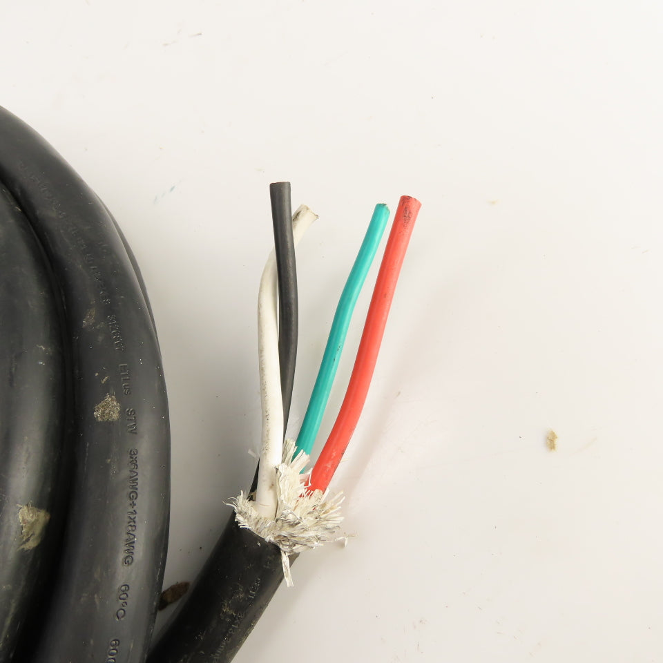 50 Amp 125/250V 3 Cond x 6AWG Power Supply Cordset For RV & Camper 20' Long