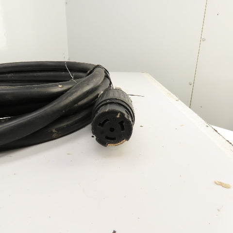50 Amp 125/250V 3 Cond x 6AWG Power Supply Cordset For RV & Camper 20' Long