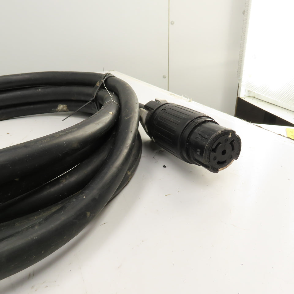 50 Amp 125/250V 3 Cond x 6AWG Power Supply Cordset For RV & Camper 20' Long