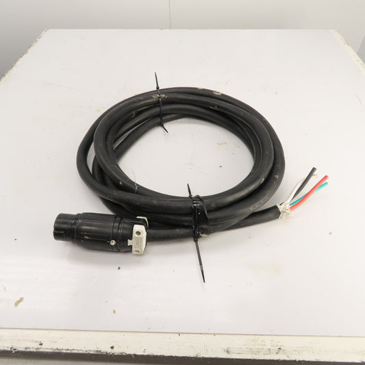 50 Amp 125/250V 3 Cond x 6AWG Power Supply Cordset For RV & Camper 20' Long