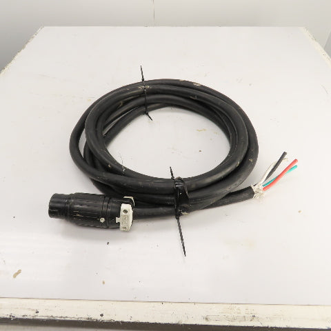 50 Amp 125/250V 3 Cond x 6AWG Power Supply Cordset For RV & Camper 20' Long