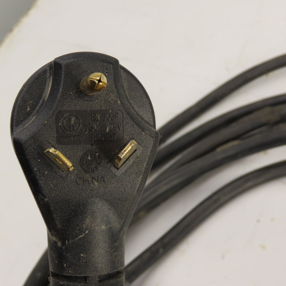 Epicord ED-309R 30 Amp 125VAC Power Supply Cordset For RV & Camper 29' Long