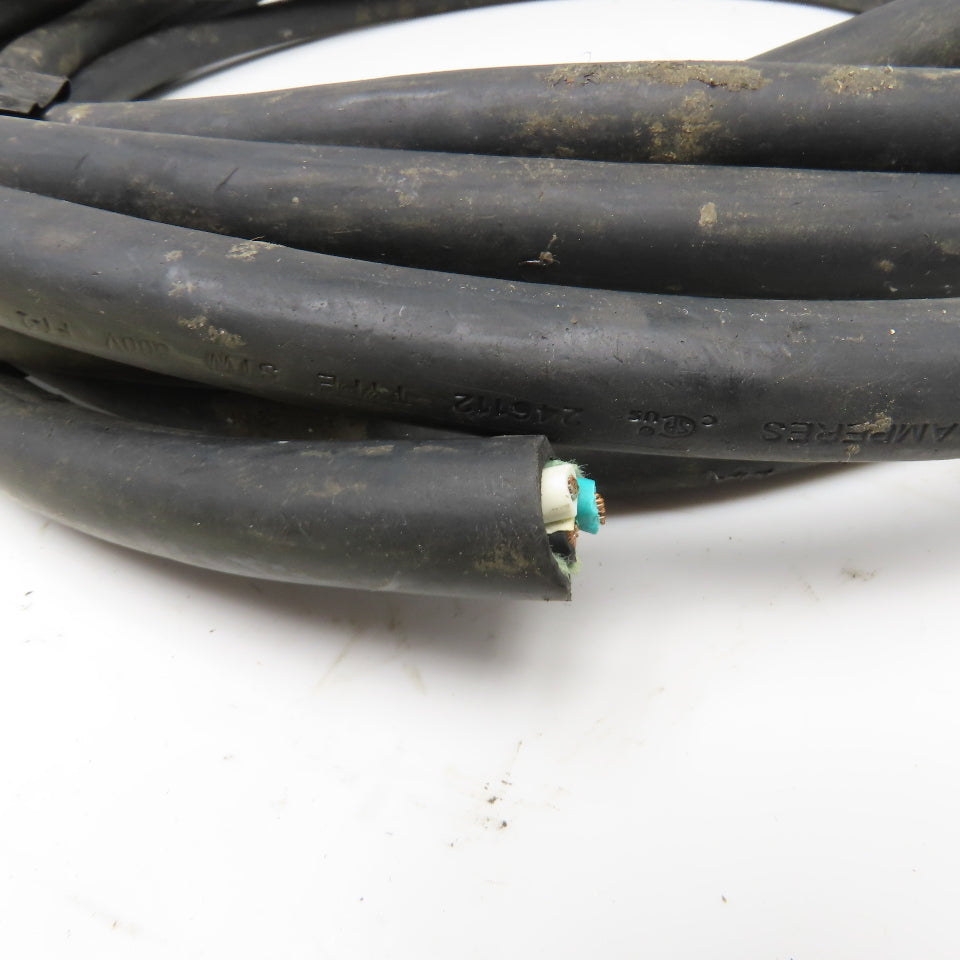 Epicord TT-30P 30A 3 Wire RV Recreational Vehicle Extension Male End Pigtail 30'